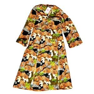 Monki tropical print colorful midi dress looks like Farm Rio print! New with Tag